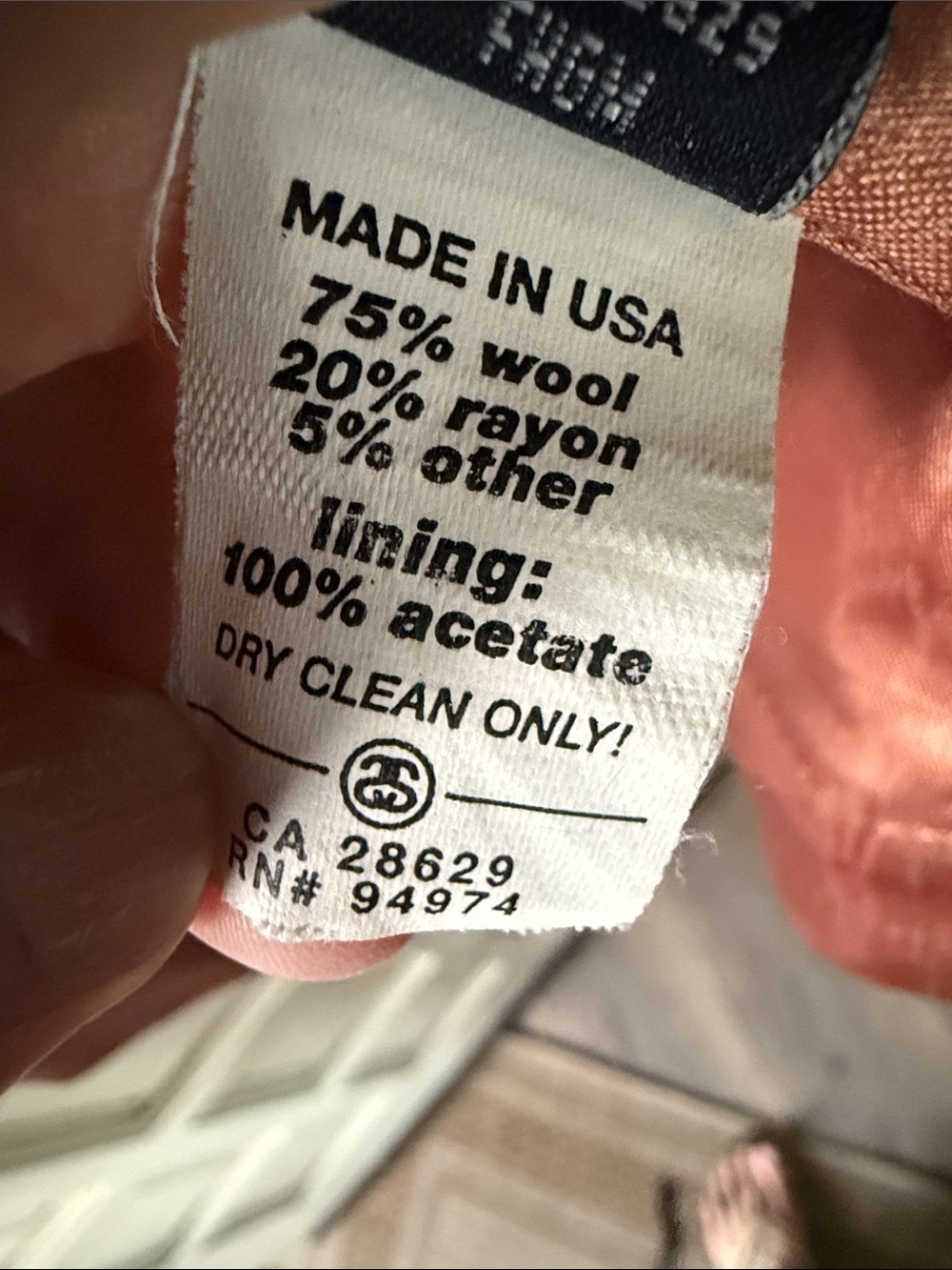Stüssy Women’s Wool Blend Long Coat Brown High Collar Belted Size Large - Picture 7 of 15
